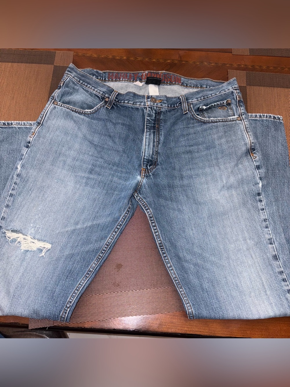 Harley-Davidson men’s SZ 38/38 denim blue jean